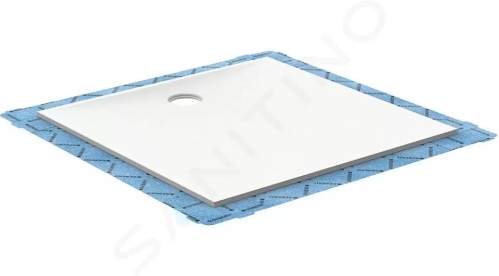 Geberit Setaplano Obdélníková sprchová vanička 120x90x4,5 cm, Antislip, alpská bílá, 154.273.11.1