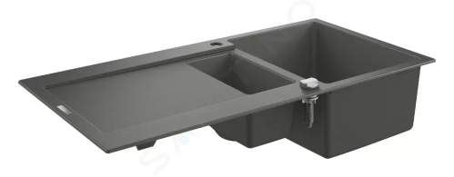 Grohe Dřezy Kompozitní dřez K500 s automatickým odtokem, 1000x500 mm, granitová šedá, 31646AT0