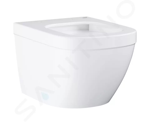 Grohe Euro Ceramic Závěsné WC, rimless, Triple Vortex, alpská bílá, 39206000
