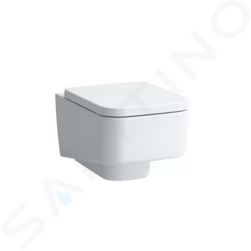 Laufen Pro S Závěsné WC, 530x360 mm, rimless, s LCC, bílá, H8209624000001