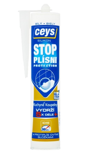 CEYS STOP PLÍSNI, sanitární silikon, 280ml, bílá, 42505540