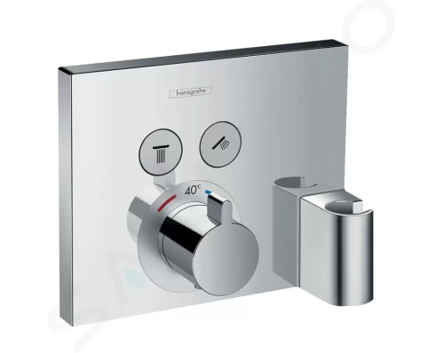 Hansgrohe Shower Select Termostatická baterie pod omítku, se 2 výstupy, chrom, 15765000
