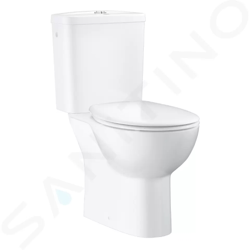 Grohe Bau Ceramic WC kombi set s nádržkou a sedátkem softclose, alpská bílá, 39347000
