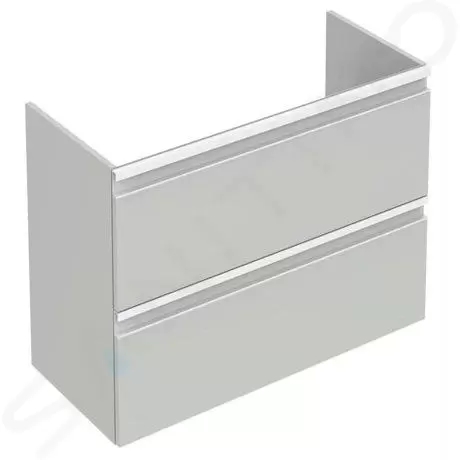 Ideal Standard Tesi - Umyvadlová skříňka, 600x440x490 mm, lesklá světlá šedá, T0050PH