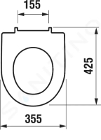 Jika Lyra plus WC sedátko, bílá, H8933843000631 (1)