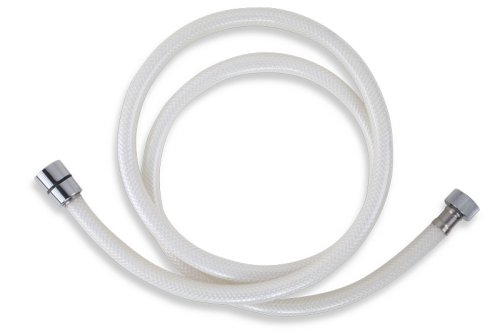 Novaservis Sprchová hadice plastová, 150cm, bílá, PVC/155,1