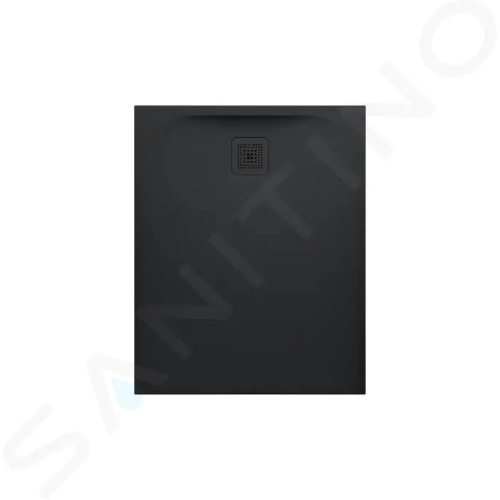 Laufen Pro Obdélníková sprchová vanička 100x80x3,3 cm, matná černá, H2109510800001