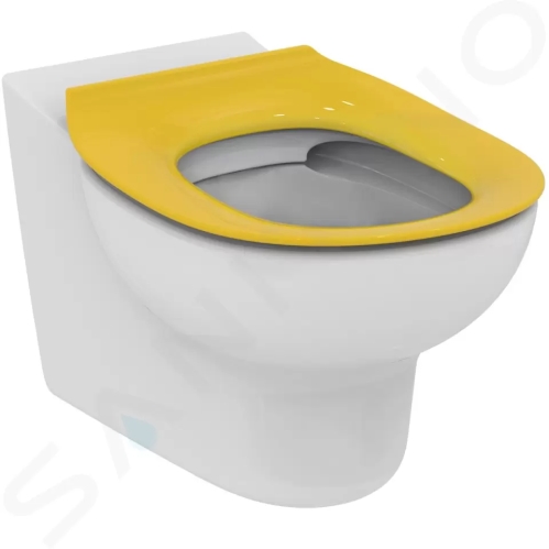 Ideal Standard Contour 21 WC sedátko dětské 7-11 let (S3128 a S3126) bez poklopu, žlutá, S454579