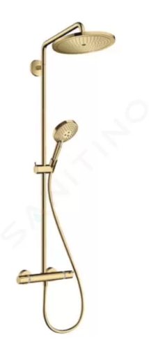 Hansgrohe Croma Select S Sprchový set Showerpipe 280 s termostatem, leštěný vzhled zlata, 26890990