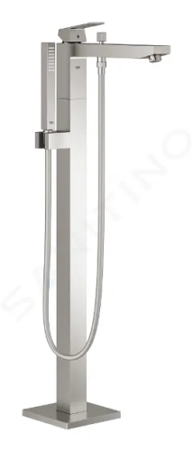 Grohe Eurocube Vanová baterie do podlahy, s příslušenstvím, supersteel, 23672DC1