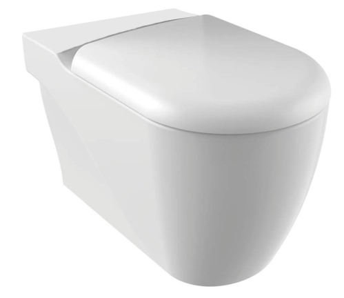 CREAVIT GRANDE WC mísa XL pro kombi, spodní/zadní odpad, 42x73cm, bílá, GR360.11CB00E.0000