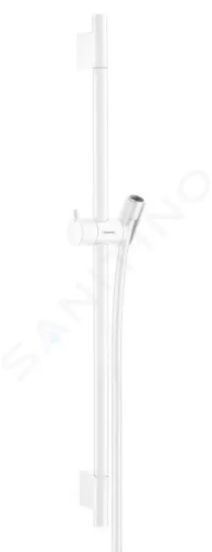 Hansgrohe Unica'S Sprchová tyč 650 mm se sprchovou hadicí, matná bílá, 28632700