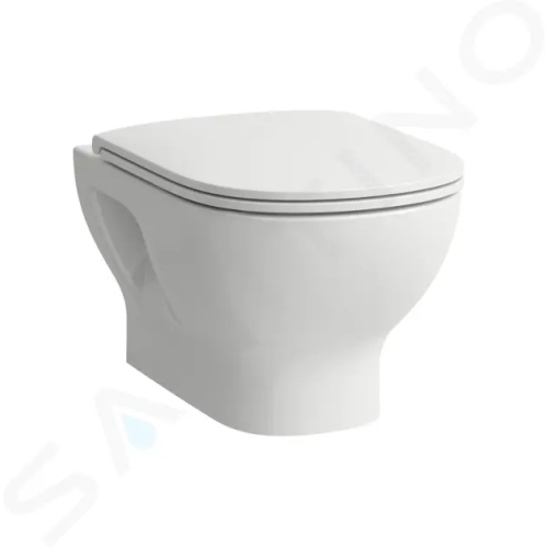 Laufen Lua Závěsné WC se sedátkem SoftClose, Rimless, bílá, H8660810000001