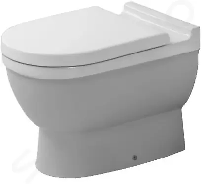 Duravit Starck 3 Stojící WC, s WonderGliss, bílá, 01240900001