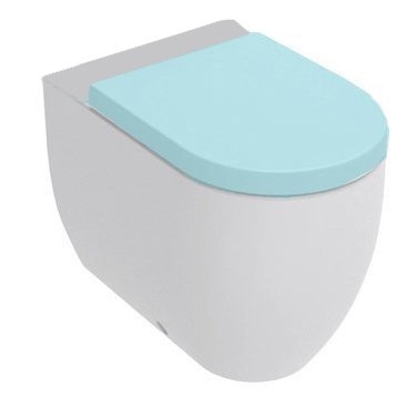 Kerasan FLO WC kombi mísa 36x60cm, spodní/zadní odpad, bílá, 311701