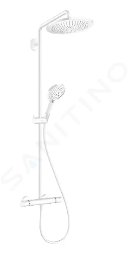Hansgrohe Croma Select S Sprchový set Showerpipe 280 s termostatem, matná bílá, 26890700