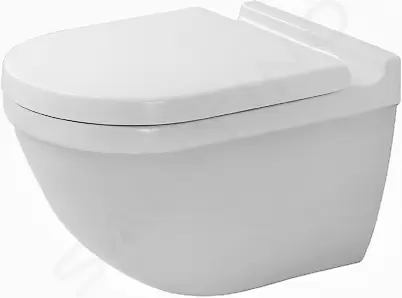 Duravit Starck 3 Závěsné WC, s WonderGliss, bílá, 22250900001