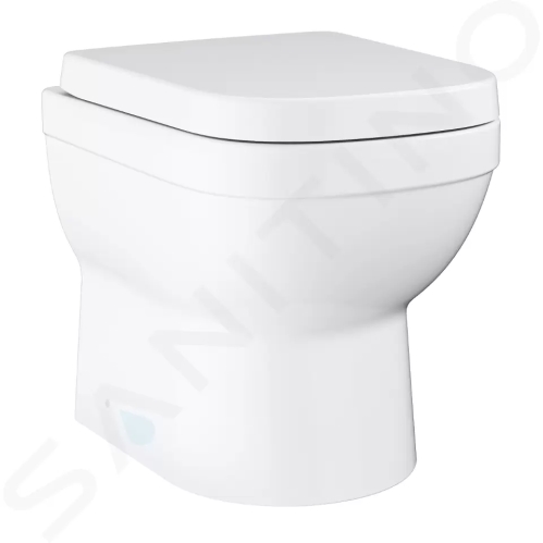 Grohe Euro Ceramic - Stojící WC se sedátkem SoftClose, rimless, alpská bílá, 39555000