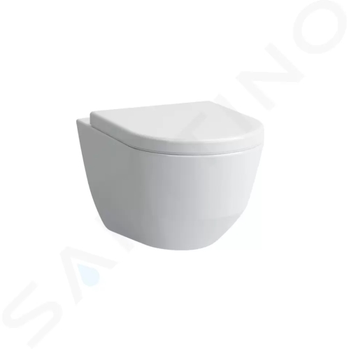 Laufen Pro Závěsné WC Compact, 490x360 mm, Rimless, bílá, H8209650000001