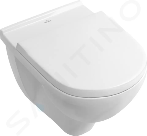 Villeroy & Boch O.novo Závěsné WC se sedátkem SoftClose, Combi-Pack, s CeramicPlus, bílá, 5660H1R1