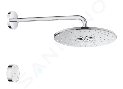 Grohe Rainshower SmartConnect Hlavová sprcha 310 9,5 l/min s ramenem a dálkovým ovládáním, 2 proudy, chrom, 26640000