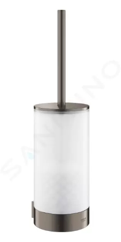 Grohe Selection WC štětka nástěnná s držákem, sklo/kartáčovaný Hard Graphite, 41076AL0