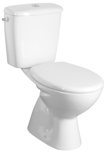 Aqualine MIGUEL WC kombi, dvojtlačítko 3/6l, spodní odpad, bílá, LC2258