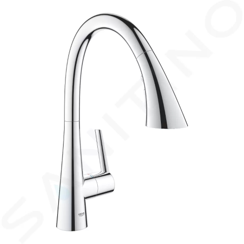 Grohe Zedra Dřezová baterie s výsuvnou sprškou, chrom, 32294002