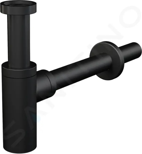 kielle Sifony Umyvadlový sifon, průměr 32 mm, kulatý, kov, matná černá, 30901014