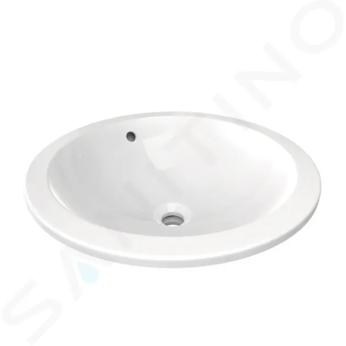 Ideal Standard Connect Umyvadlo zápustné, průměr 480 mm, bez otvoru pro baterii, bílá, E505401