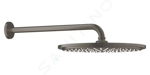 Grohe Rainshower Cosmopolitan Hlavová sprcha Cosmopolitan 310 s ramenem 380 mm, 1 proud, kartáčovaný tmavý grafit, 26066AL0