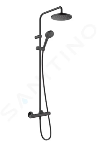 Hansgrohe Vernis Blend Sprchový set Showerpipe 200 s termostatem, EcoSmart, matná černá, 26089670