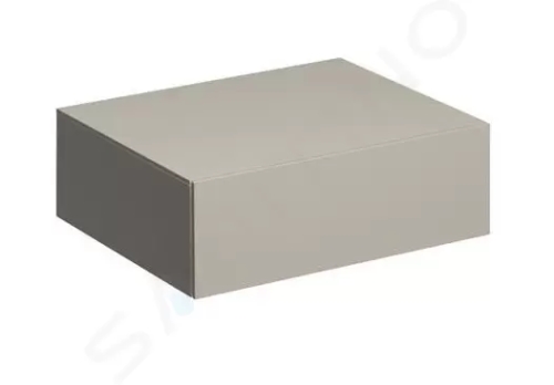 Geberit Xeno 2 Boční skříňka 580x200 mm se zásuvkou, šedobéžová, 500.507.00.1