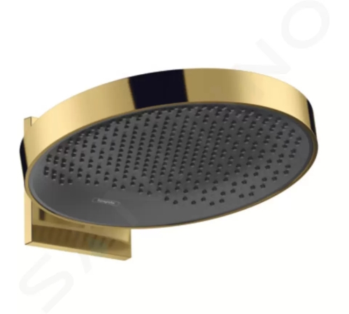 Hansgrohe Rainfinity Hlavová sprcha 360 s připojením, 1 proud, leštěný vzhled zlata, 26230990
