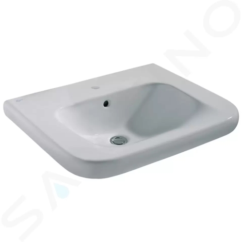 Ideal Standard Contour 21 Umyvadlo bezbariérové, 600x175x555 mm, s přepadem, otvor pro baterii, bílá, S238901