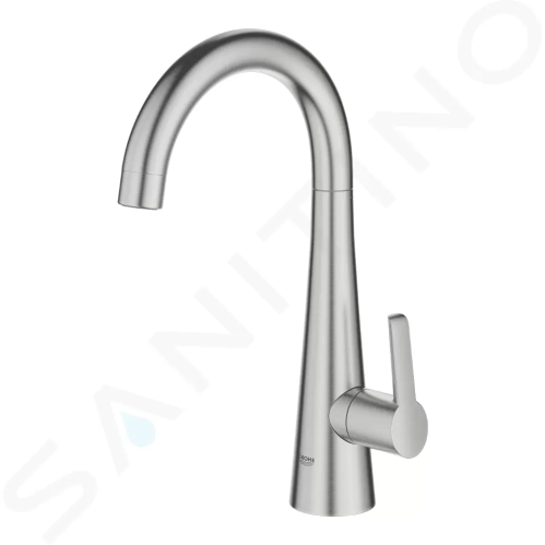 Grohe Zedra Dřezová baterie s filtrační funkcí, supersteel, 30026DC2