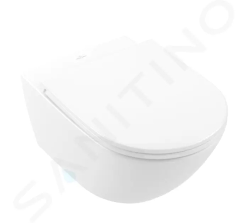Villeroy & Boch Subway 3.0 Závěsné WC se sedátkem SoftClosing, TwistFlush, alpská bílá, 4670T901