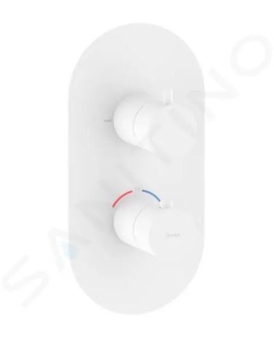 Ravak Espirit Termostatická baterie pod omítku, pro 2 spotřebiče, matná bílá, X070249