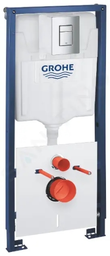 Grohe Solido Předstěnový instalační set pro závěsné WC, ovládací tlačítko Even, chrom, 39930000