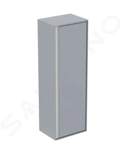 Ideal Standard Connect Air Vysoká skříňka 400x300x1200 mm, leskle světle šedá/matná bílá, E0834EQ