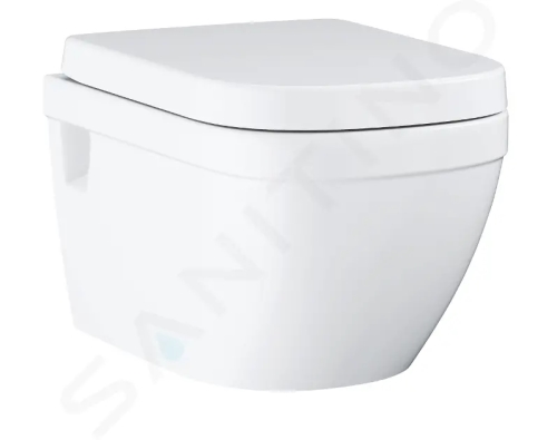 Grohe Euro Ceramic Závěsné WC se sedátkem softclose, rimless, alpská bílá, 39703000