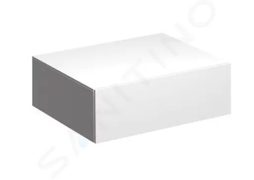 Geberit Xeno 2 Boční skříňka 580x200 mm se zásuvkou, lesklá bílá, 500.507.01.1