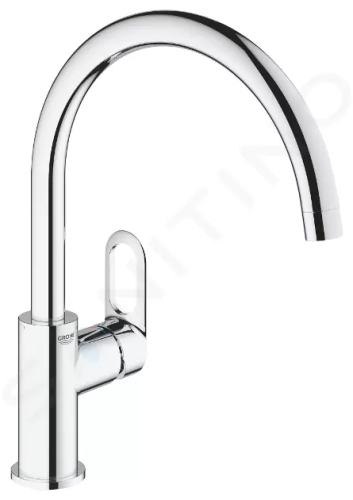 Grohe BauFlow Dřezová baterie, chrom, 31538001