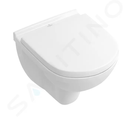 Villeroy & Boch O.novo Závěsné WC Compact, CeramicPlus, alpská bílá, 568810R1