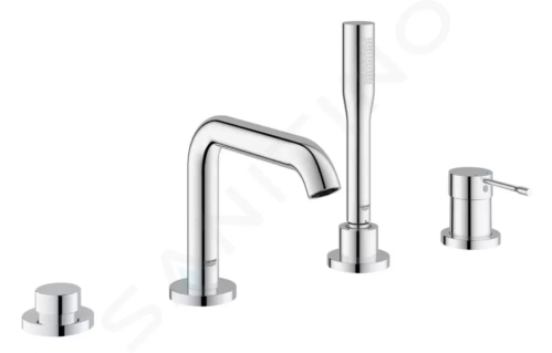 Grohe Essence Baterie na okraj vany, 4-otvorová instalace, chrom, 19578001