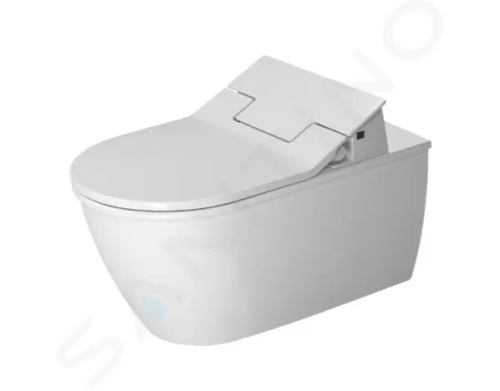 Duravit Darling New Závěsné WC pro bidetové sedátko SensoWash, WonderGliss, bílá, 25445900001
