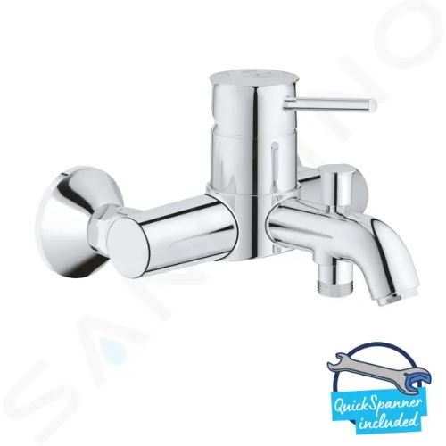 Grohe Start Classic Vanová nástěnná baterie, chrom, 23787000