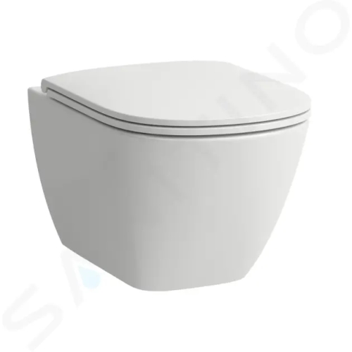 Laufen Lua Závěsné WC se sedátkem SoftClose, Rimless, bílá, H8660800000001