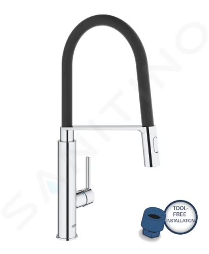 Grohe Feel Dřezová baterie s flexibilním ramenem, chrom, 31489000