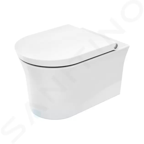 Duravit White Tulip Závěsné WC HygieneFlush, Rimless, HygieneGlaze, bílá, 2576092000